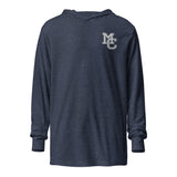 Hooded long-sleeve tee