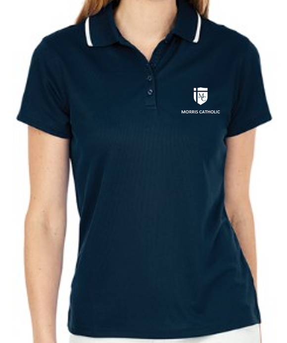 Women's Charles River Classic Solid Navy Polo
