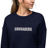 Crusaders Embroidered Women's Crop Sweatshirt